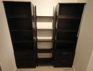 2 Estanterías IKEA BRIMNES Negras