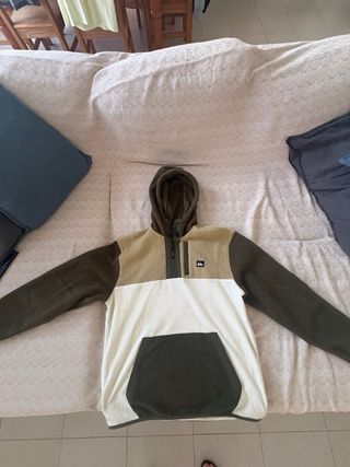 Polar Quiksilver beige y verde