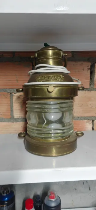 Linterna Farol Barco Latón