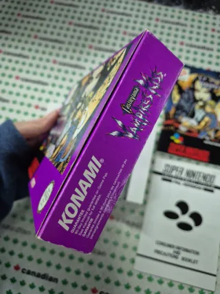 Castlevania Vampire Kiss Super Nintendo