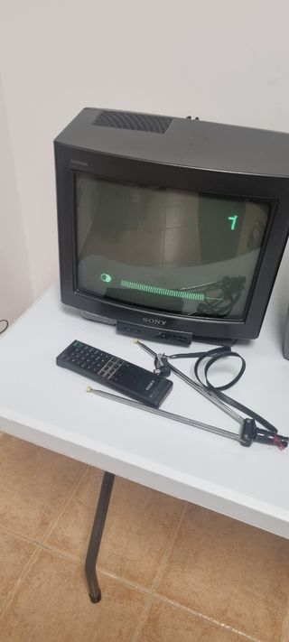 Televisor Sony CRT 14 con mando