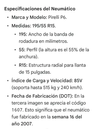 Pirelli  Pirelli P6 2007