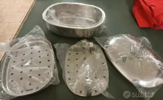 Batteria di padelle completa.