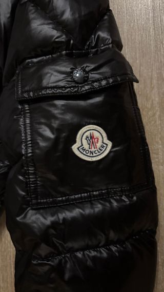 Chaqueta Moncler Negra Plumas