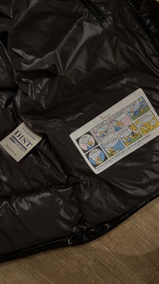 Chaqueta Moncler Negra Plumas