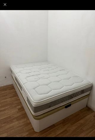 Canapé abatible individual blanco