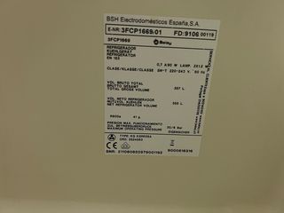 Nevera Balay Plateada