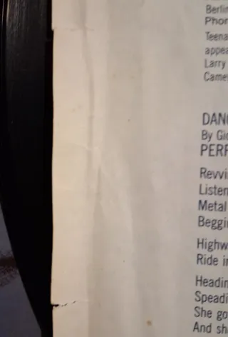 LP "Top Gun", B.S.O. (1986)