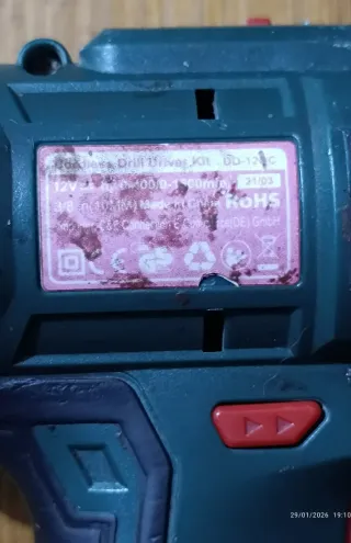 Taladro atornillador Hychika averiado