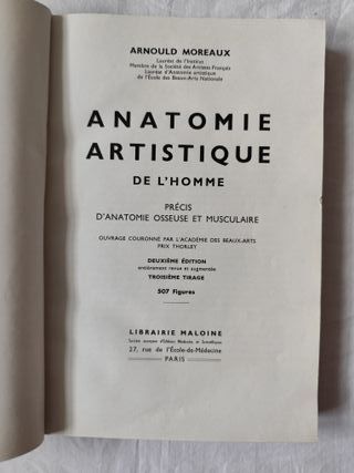Anatomie artistique de l'homme précis d'anatomi...