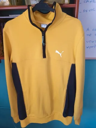 Sudadera puma con cremallera