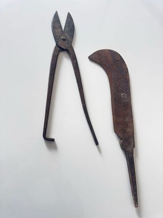 Herramientas antiguas de corte