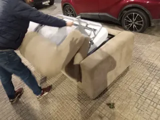 Sofá Cama 4 Plazas Beige