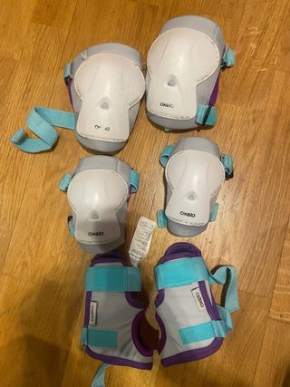 Conjunto protecciones patines Oxelo niño