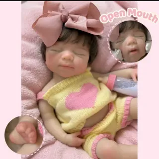 Envío gratis! Reborn de silicona nuevo