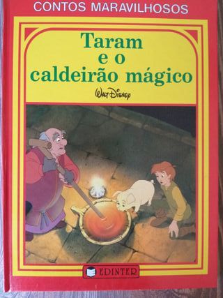 Livro ilustrado Taram e o Caldeirão Mágico Disney