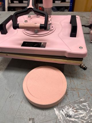 Prensa Térmica VEVOR 4 em 1 Rosa