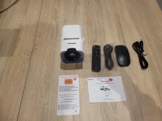 Proyector Gaimoo Portátil 1080P 4K Blanco