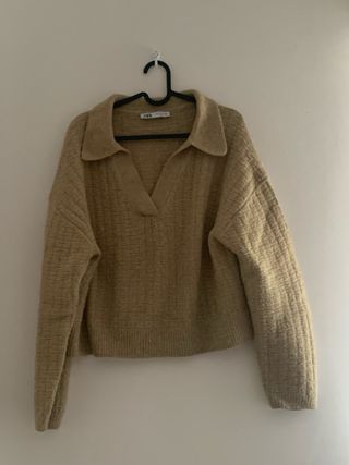 Jersey Zara Beige Talla Única