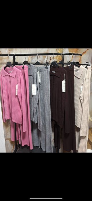 Conjunto de punto cómodo Talla Única