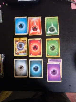 Cartas pokemon pack energías del año 2007/17/18/19