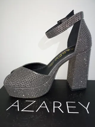 Sandalias Azarey Tacón Alto Talla 39