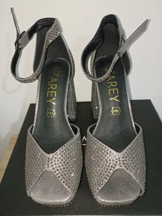 Sandalias Azarey Tacón Alto Talla 39