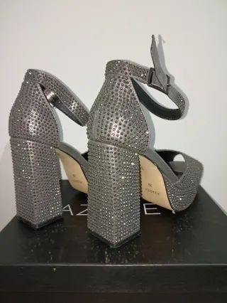 Sandalias Azarey Tacón Alto Talla 39