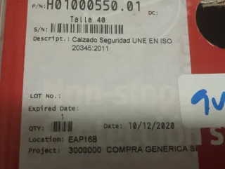 Zapatos de seguridad