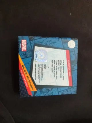 1 Oz plata marvel black panther 2023