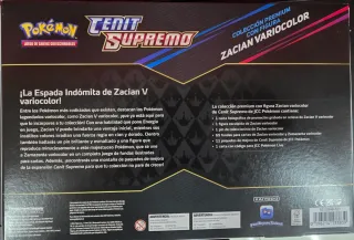 Caja Pokémon Zacian V Cenit Supremo