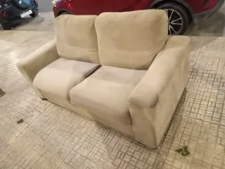Sofá cama 4 plazas beige