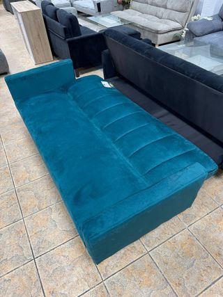 Sofá Cama Terciopelo Moderno ¡NUEVO en Caja!