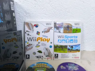 Nintendo Wii Negra + Juegos y Accesorios