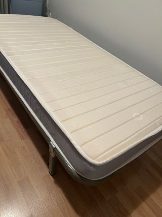 Somier y colchon de 90x180cm
