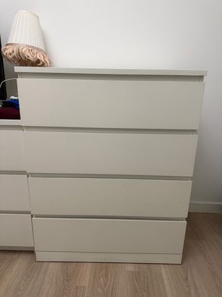Cómoda Ikea malm blanca
