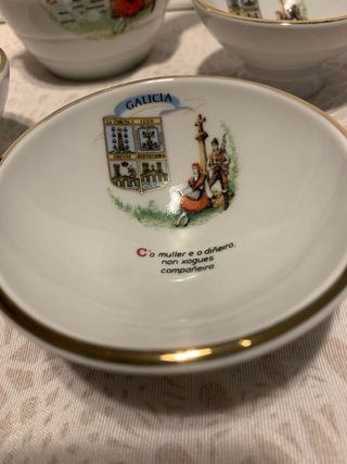 Jarra y tazas Galicia
