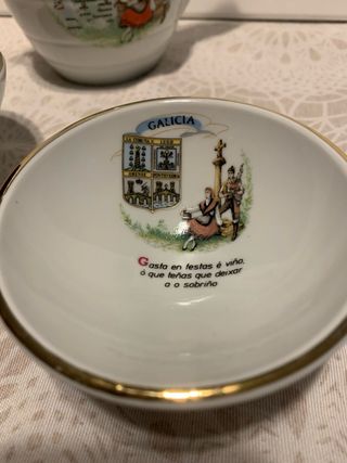 Jarra y tazas Galicia