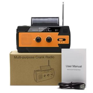 Radio portátil solar multiusos