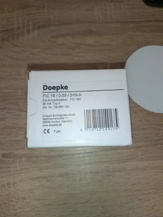 Doepke FIC 16/0,03/3+N Interruptor Diferencial