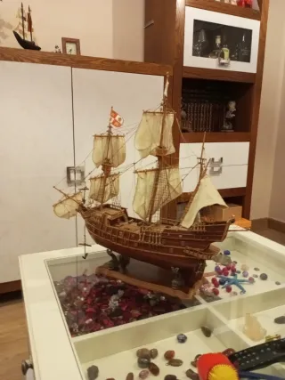 Maqueta de barco velero