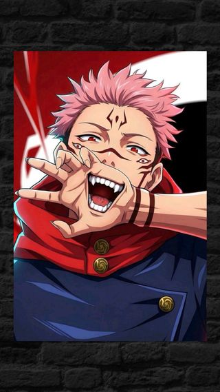 Cuadro anime sukuna jujutsu kaisen