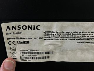 Televisor Ansonic 40 pulgadas