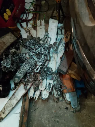 Cadenas y espadas para motosierra