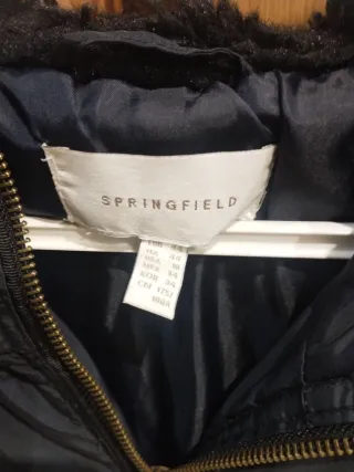 Abrigo Springfield azul marino talla 44