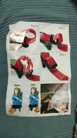 Cinturón coche para embarazada