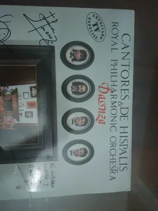 Disco Vinilo Cantores de Hispalis Firmado