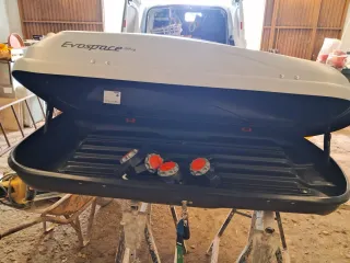 Baúl portaequipajes techo coche Evoespace 300s