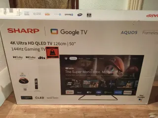 TV Gaming Sharp 50" QLED 144Hz