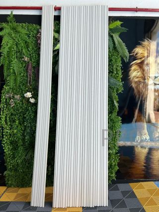 Listones de PVC Mix Blanco Madera